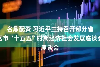 名鼎配资 习近平主持召开部分省区市“十五五”时期经济社会发展座谈会