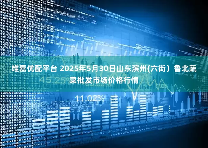 维嘉优配平台 2025年5月30日山东滨州(六街）鲁北蔬菜批发市场价格行情